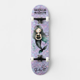 Skateboard Vigas moradas de sirena