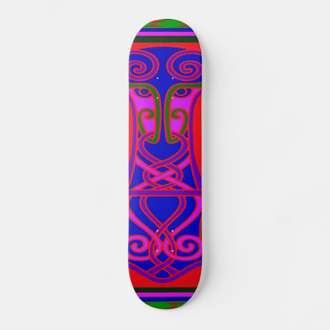 Skateboard Viking Hammer de Thor (Anverso)