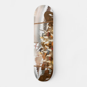 Skateboard Viking Invasion Fleet