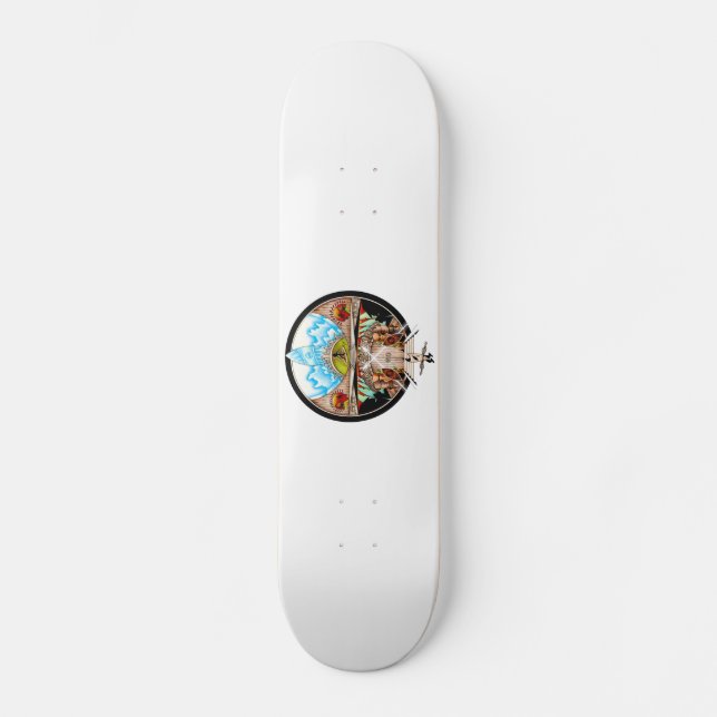 Skateboard Villa Tiki (Anverso)