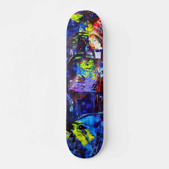 Skateboard Ville de nuit (Anverso )