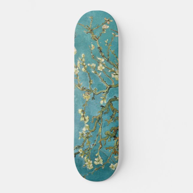 Skateboard Vincent van Gogh Almond Blossom GalleryBella Artes (Anverso)