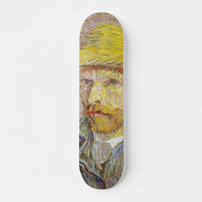 Skateboard Vincent van Gogh - Autorretrato con Gorra de paja (Anverso )