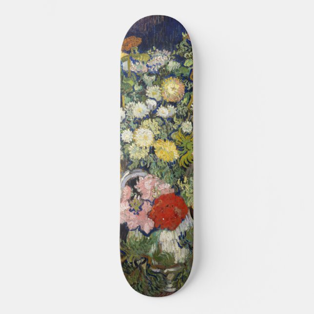 Skateboard Vincent van Gogh - Bouquet Flowers in a Vase (Anverso)