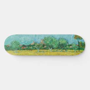 Skateboard Vincent van Gogh - Campo con lirios cerca de Arlés