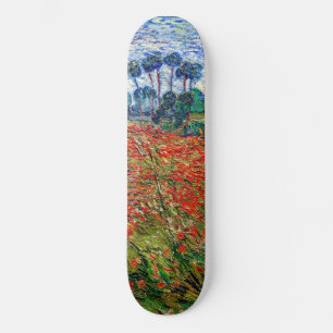 Skateboard Vincent van Gogh - Campo de amapolas