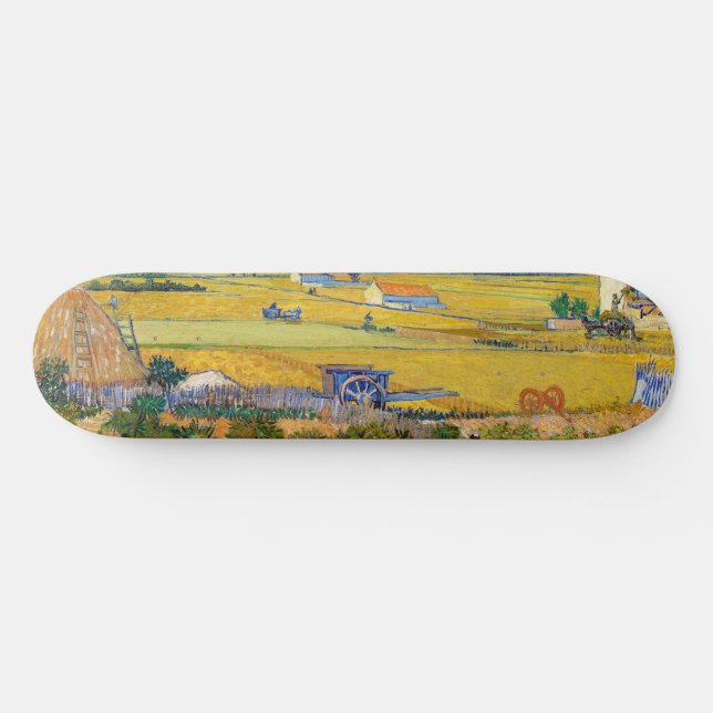 Skateboard Vincent van Gogh - Cosecha en La Crau (Horz)