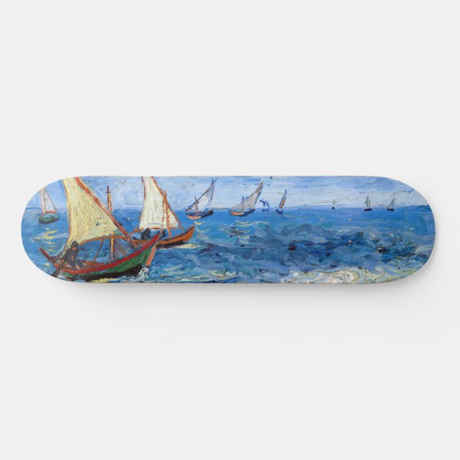 Skateboard Vincent van Gogh - El paisaje marino de Saintes-Ma (Horz)