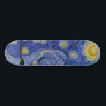 Skateboard Vincent Van Gogh - La noche estrellada<br><div class="desc">La noche estrellada / La nuit etoilee - Vincent Van Gogh en 1889</div>