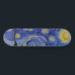 Skateboard Vincent Van Gogh - La noche estrellada<br><div class="desc">La noche estrellada / La nuit etoilee - Vincent Van Gogh en 1889</div>