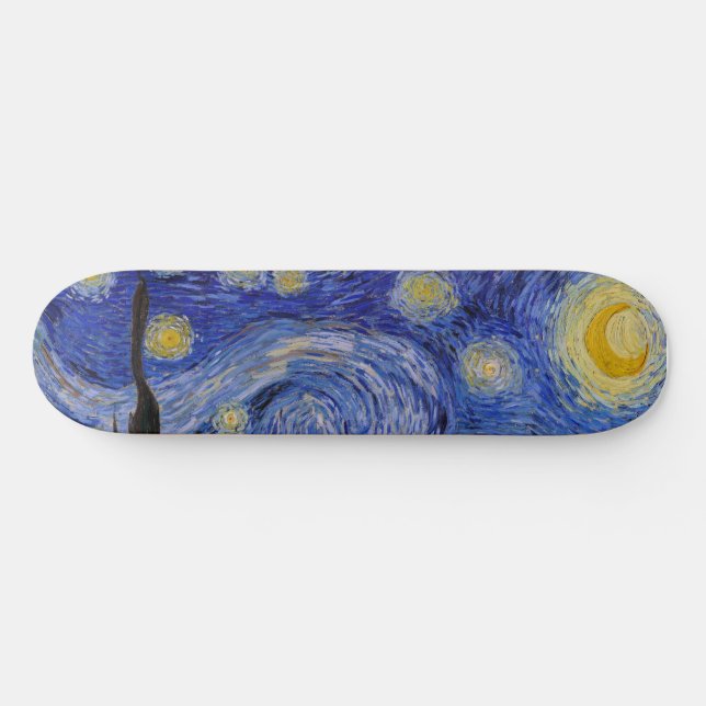 Skateboard Vincent Van Gogh - La noche estrellada (Horz)