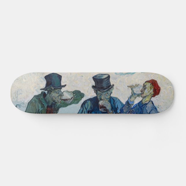 Skateboard Vincent van Gogh - Los bebedores, después de Daumi (Horz)