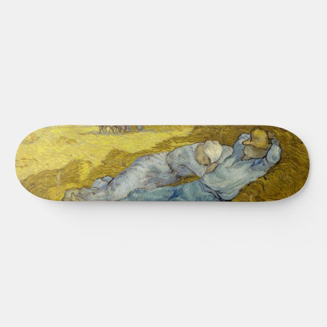 Skateboard Vincent Van Gogh - Noon, Descanse del trabajo / Si (Horz)