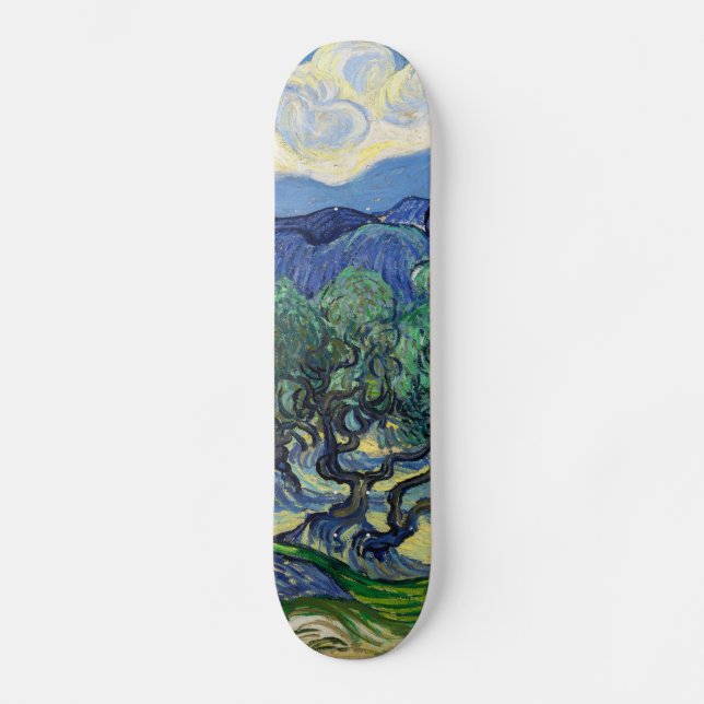 Skateboard Vincent van Gogh - Olivos con los Alpilles (Anverso)