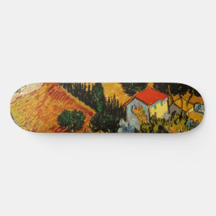Skateboard Vincent van Gogh - Paisaje, Casa y Labrador
