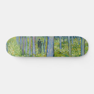Skateboard Vincent van Gogh - Sotobosque con dos figuras