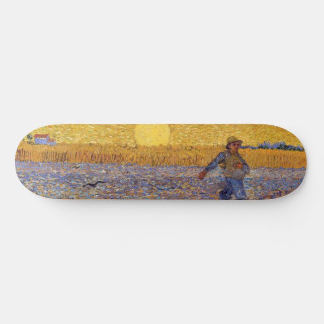Skateboard Vincent van Gogh - Sower with Setting Sun (Horz)