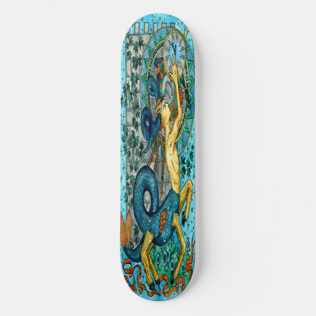 skateboard Vintage Elegant Capricorn (Anverso)