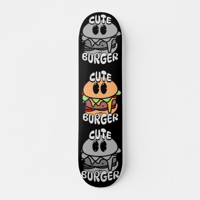 Skateboard vintage linda hamburguesa Gang (Anverso )
