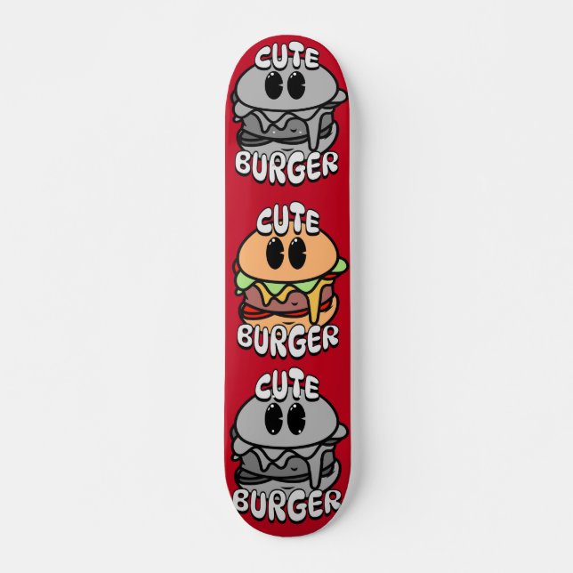 Skateboard vintage linda hamburguesa Gang (Anverso )