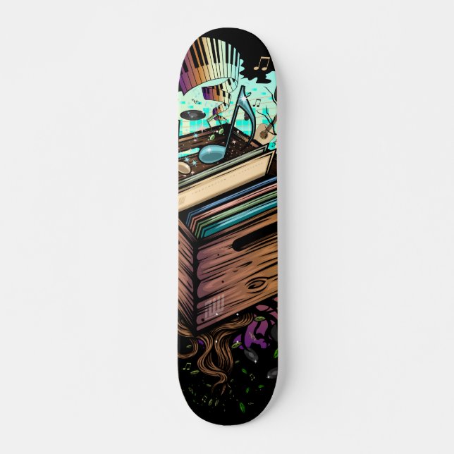 Skateboard Vinyl Crate Music (Anverso )