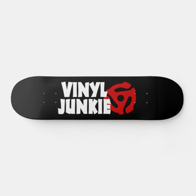 Skateboard Vinyl Junkie (Horz)