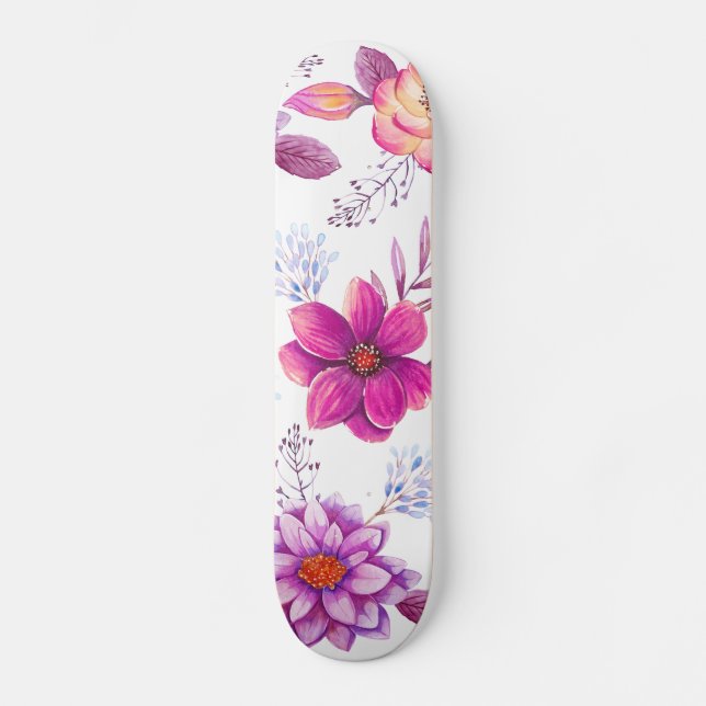 Skateboard Violet rosa (Anverso)
