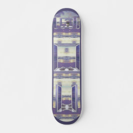 Skateboard violetas en tarro lunar