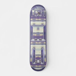 Skateboard violetas en tarro lunar