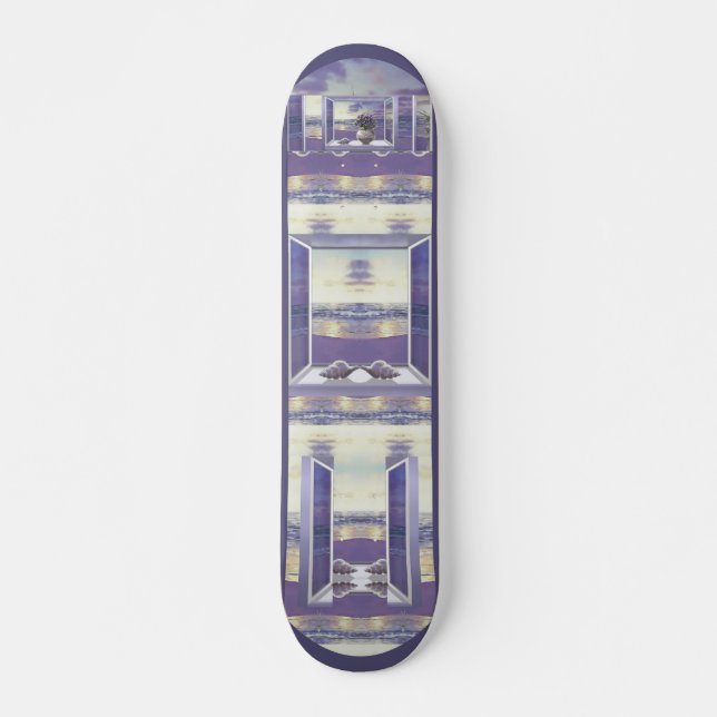 Skateboard violetas en tarro lunar (Anverso )