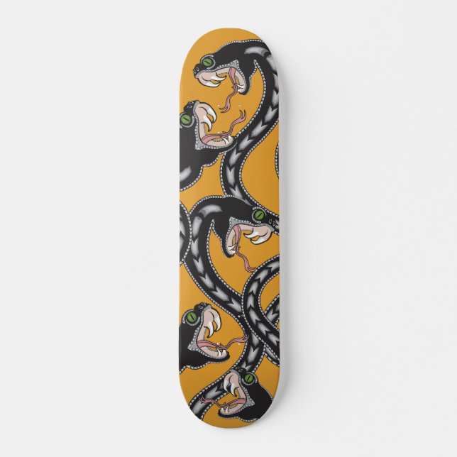 Skateboard Viper Pit - Naranja (Anverso )