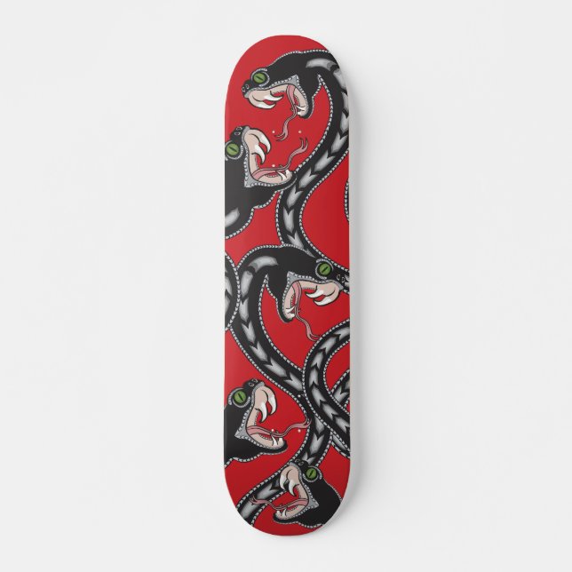 Skateboard Viper Pit - Rojo (Anverso )