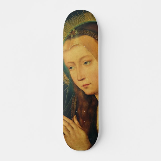 Skateboard Virgen María en oración (Anverso )