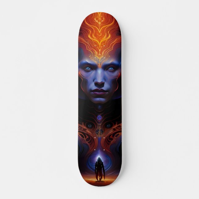Skateboard Visiones del futuro  (Anverso )