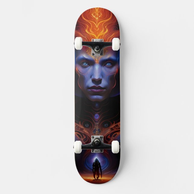 Skateboard Visiones del futuro  (Anverso)