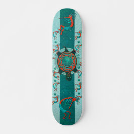 Skateboard Visitantes Arte Popular Nativo de Anasazi