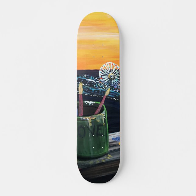Skateboard Vista de artista (Anverso )