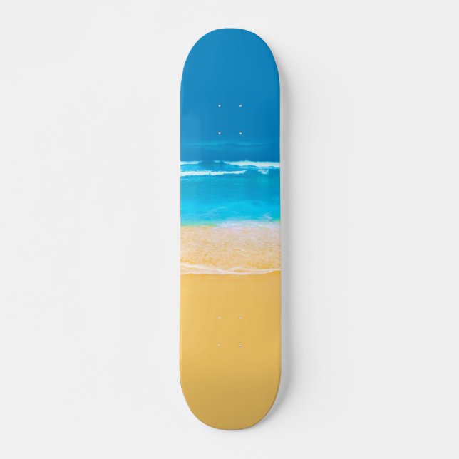 Skateboard Vista de playa (Anverso )