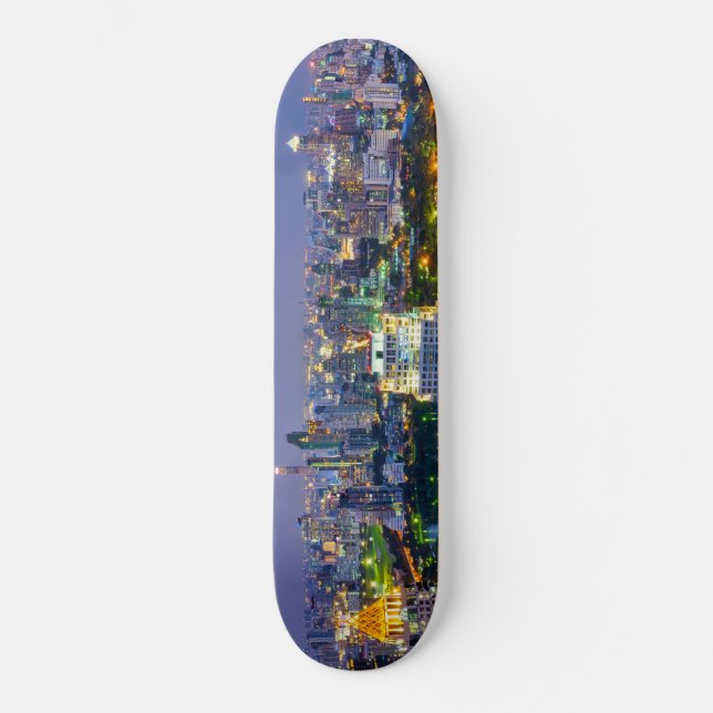 Skateboard Vista del parque Lumphini (Anverso)