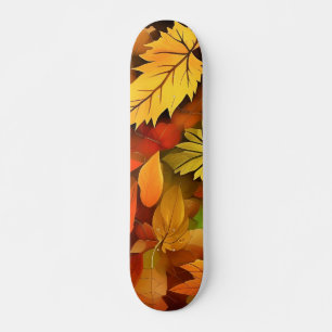 Skateboard Vistosas hojas otoñales