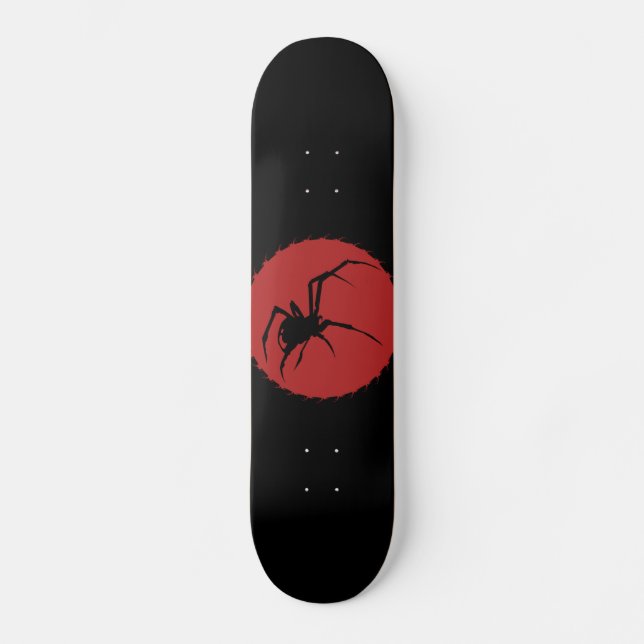 Skateboard Viuda negra  (Anverso)