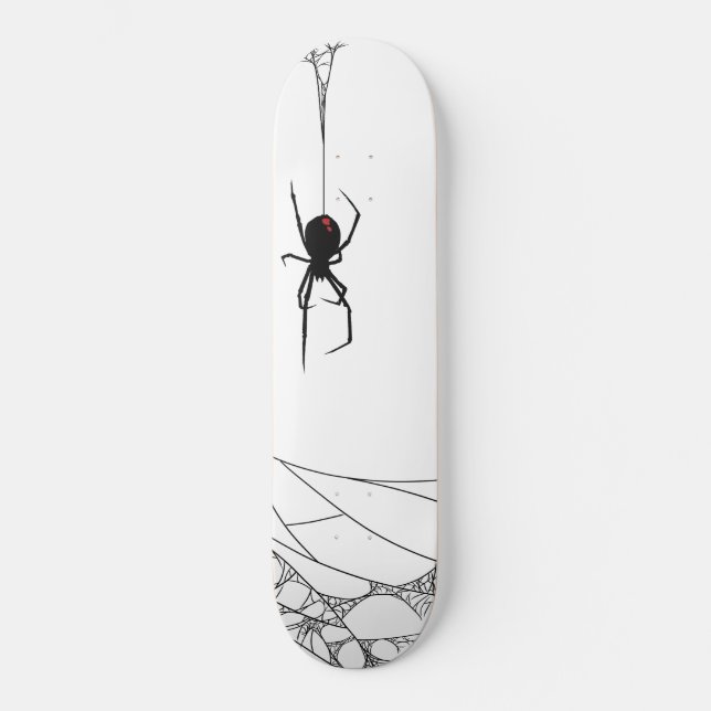 Skateboard Viuda negra (Anverso)