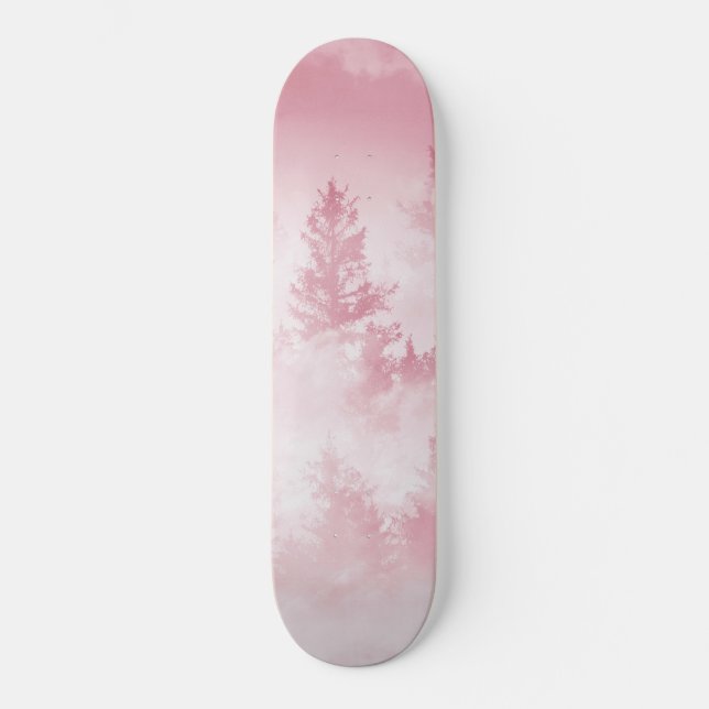 Skateboard Viva el Sueño Forestal Magenta #1 #wall #decoració (Anverso)