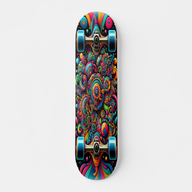 Skateboard "Vivid Vortex" (Anverso )