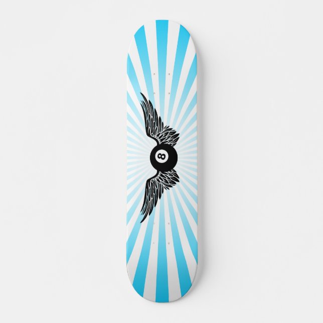 Skateboard volante de ocho (Anverso )