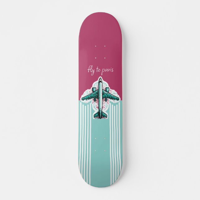 Skateboard Volar a París (Anverso )
