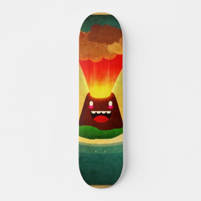 Skateboard Volcán (Anverso )