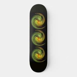 Skateboard VORTEX LUMINOSO, naranja verde amarillo negro