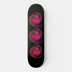 Skateboard VORTEX LUMINOSO, negro rojo morado rosa marrón