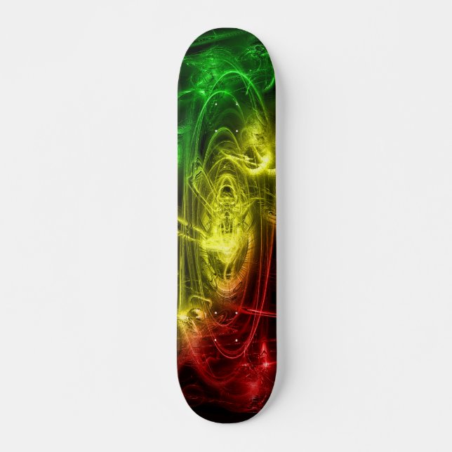Skateboard Vórtice de Rasta (Anverso )